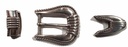 Boucle de ceinture 3 pièces Western - 25 mm