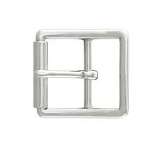 [BOUC-IV-72506-25] Boucle à rouleau et barre centrale - Acier inoxydable - 25mm