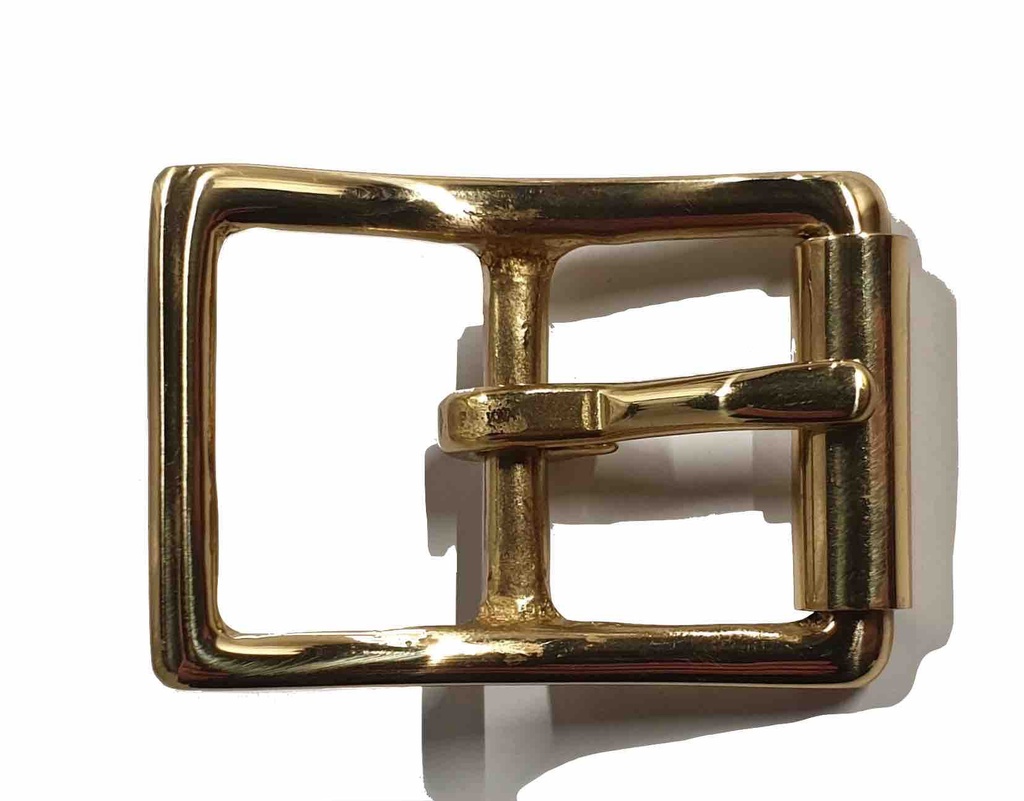 [BOUC-IV--1509-41] Boucle DOUBLE  et à Rouleau - Laiton Massif - 25 mm