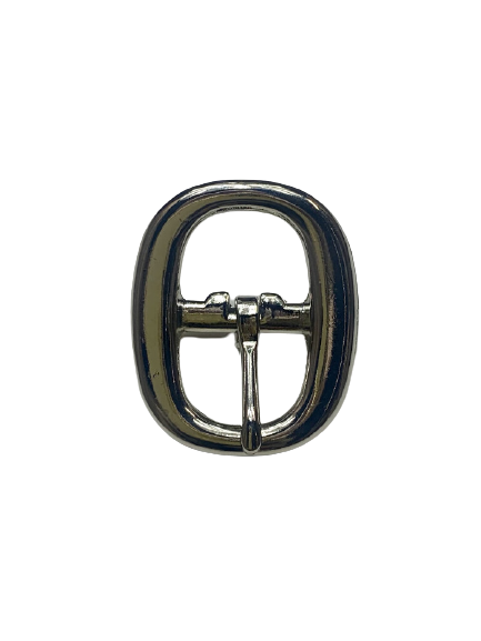 Boucle DOUBLE - Nickelée - 22mm