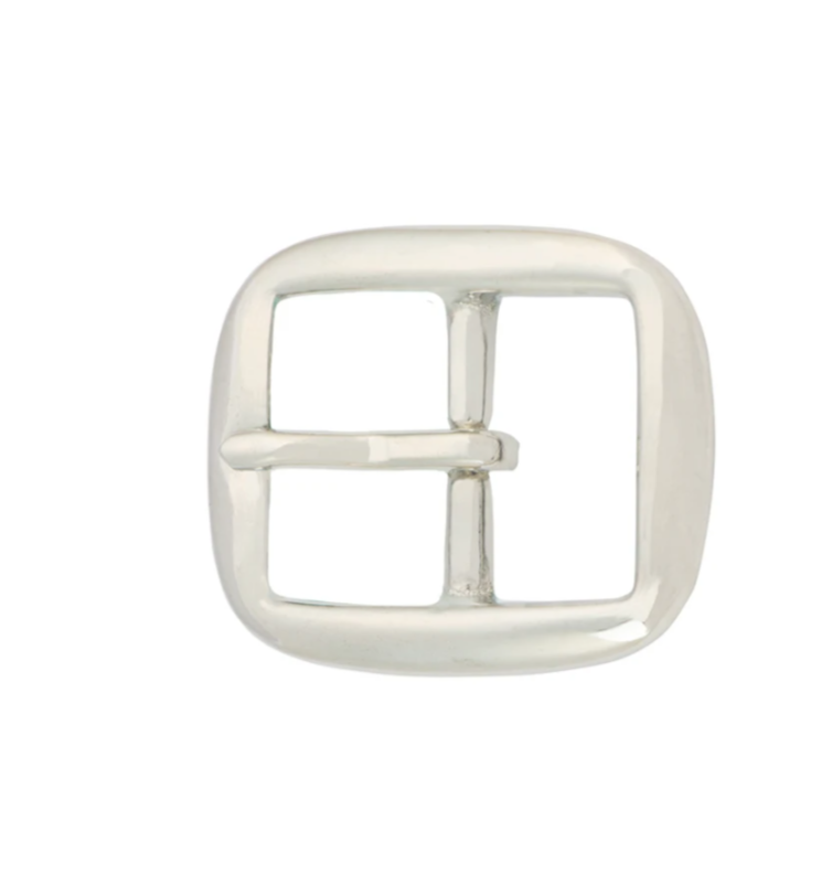 [BOUC-IV--1502-02] Boucle DOUBLE  - Laiton Massif - Nickelée - 25mm