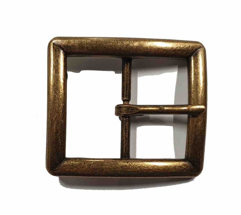 Boucle DOUBLE  - Laiton Vieilli- 40 mm