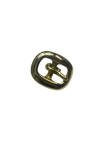 [BOUC-IV--70302-10] Boucle DOUBLE  - Laiton Massif - 10mm