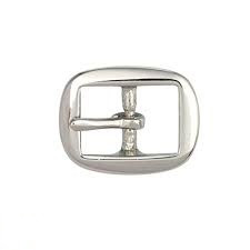 [BOUC-IV-1502-00] Boucle DOUBLE  - Laiton Massif  - ARGENTÉ - 15 mm