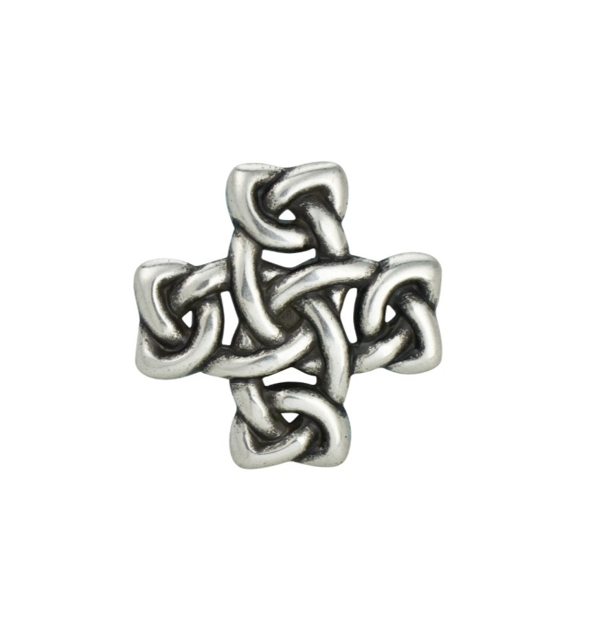 [CONCHO-7999-03] Concho Filigrane Celtique Cross - 30 x 30 mm