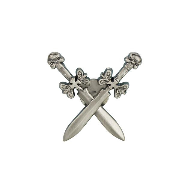 Concho Épées Croisées Antique- 30 X 30 mm