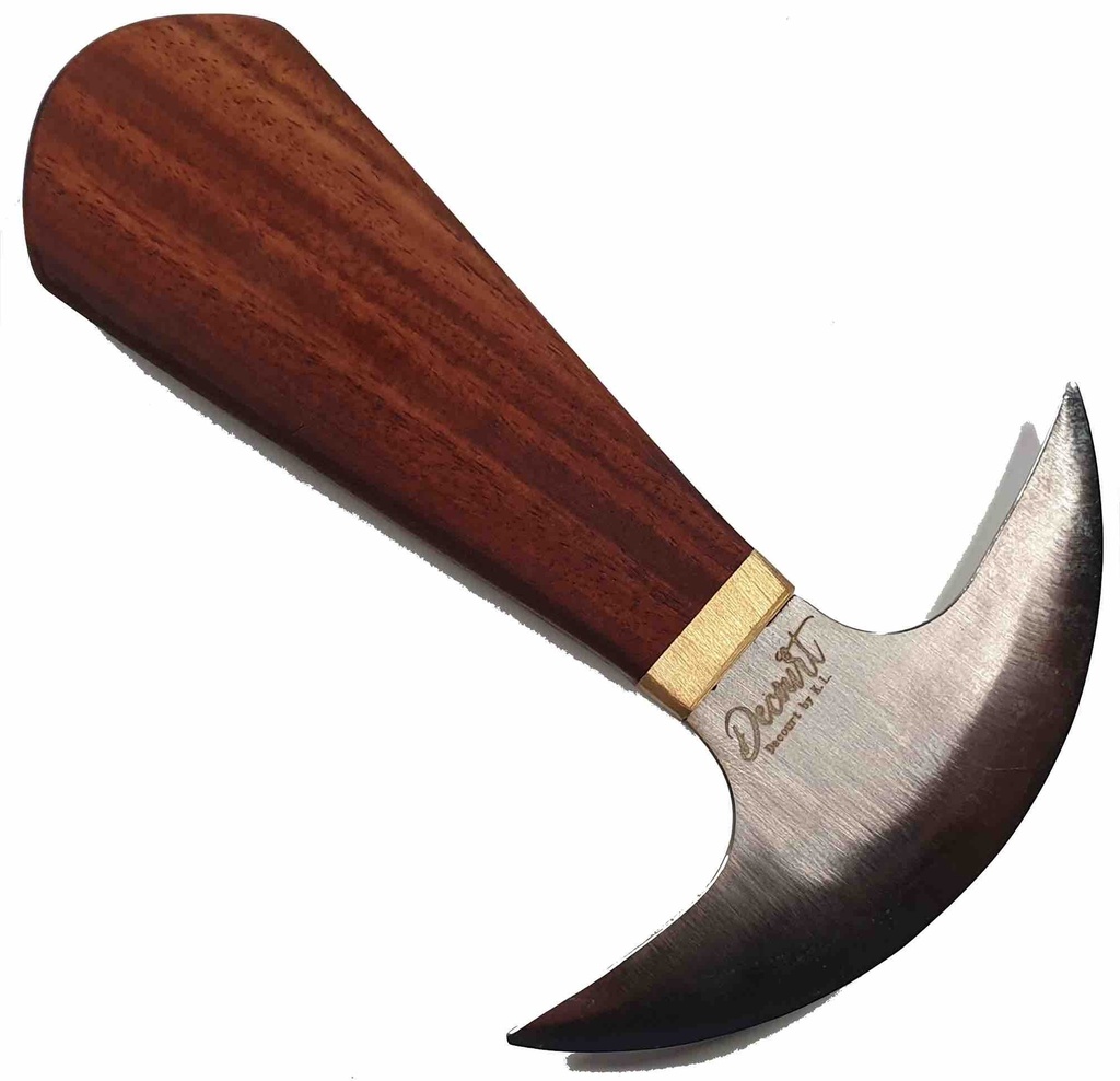 [COUPIEDELUDEC9CM] Couteau à Pied Demi Lune FLAT Decourt By Kevin Lee -  95mm