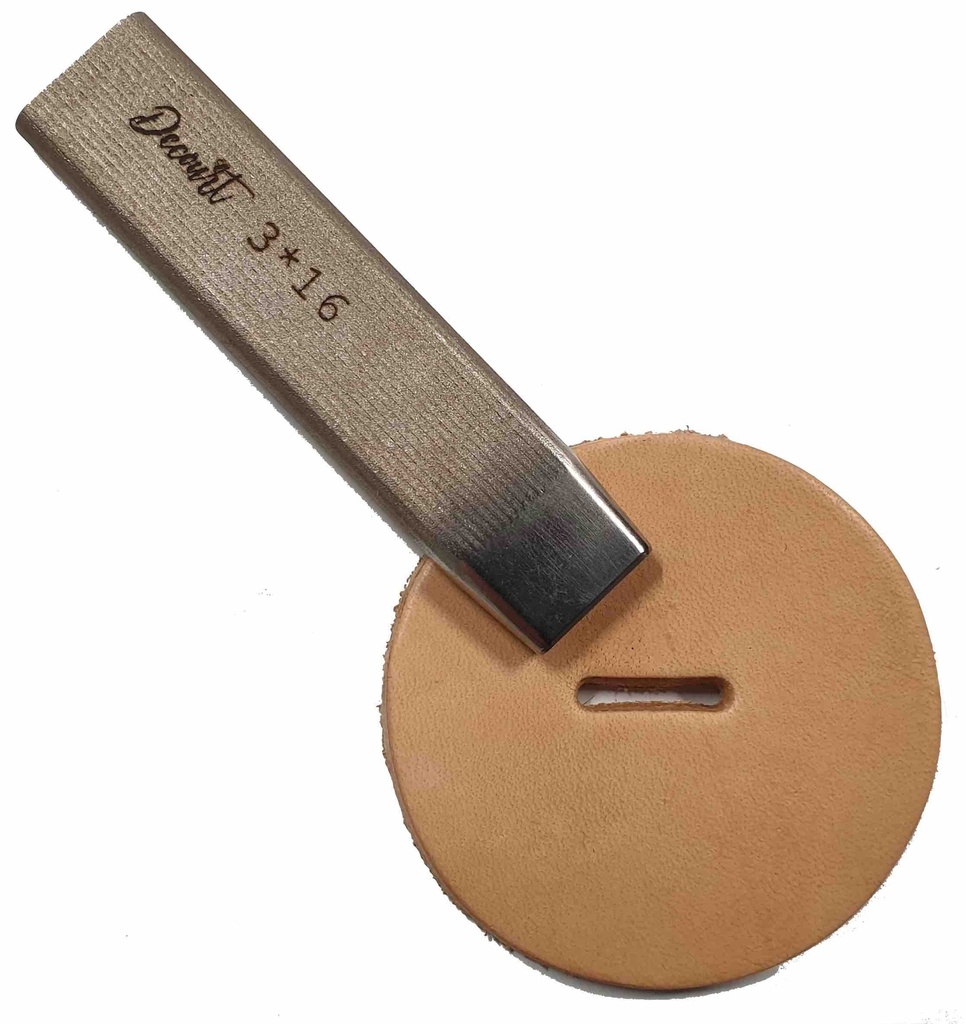 Emporte - Pièce Enchapure - N°7 -  Decourt by K.L. - 3 mm x 16 mm