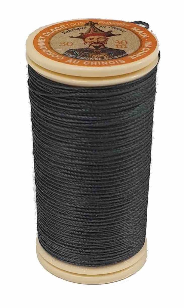 [FILCORDONET170GRIS] Fil Cordonnet Polyester Glacé Gris N°170 - 30 Mètres