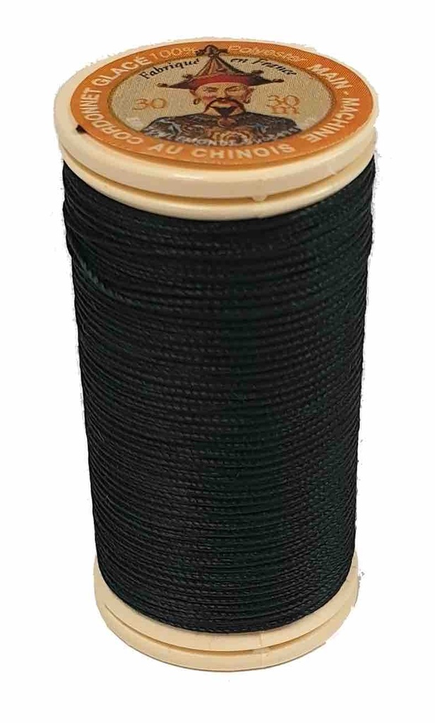 [FILCORDONET890VERTFO] Fil Cordonnet Polyester Vert Foncé N°890 - 30 Mètres