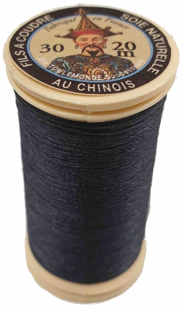 Fil de Soie Perlé Naturelle Tempête N°812 - 20 Mètres