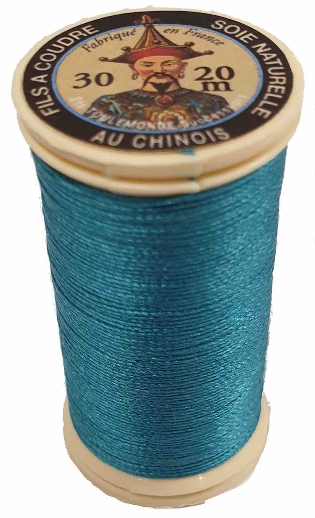 Fil de Soie Perlé Naturelle Céladon N°863 - 20 Mètres