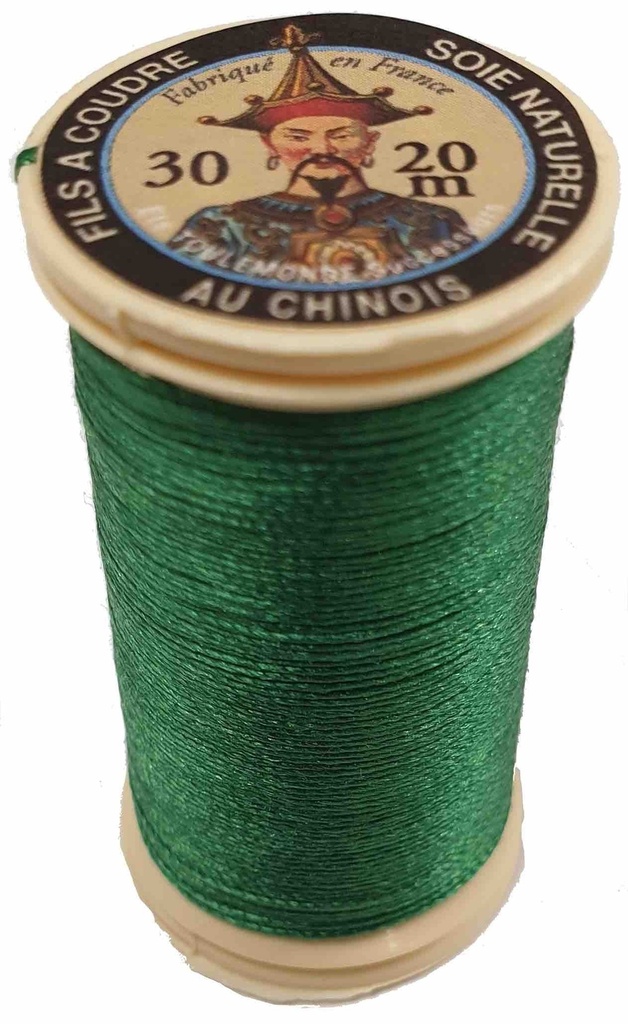 [FILSOIENAT337GAZON] Fil de Soie Perlé Naturelle Gazon N°337 - 20 Mètres