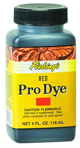 [3078 - RED] Pro dye  (Oil dye)  - RED (Rouge) -  Teinture alcool - Fiebing's 4OZ