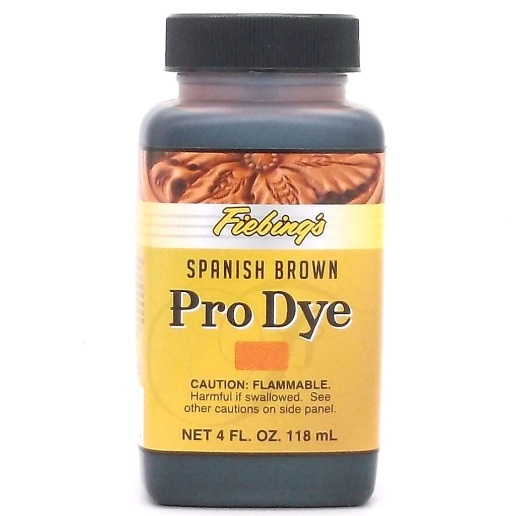 [2889 - SPANISH] Pro dye  (Oil dye)  -  Spanish brown -  Teinture alcool - Fiebing's 4OZ