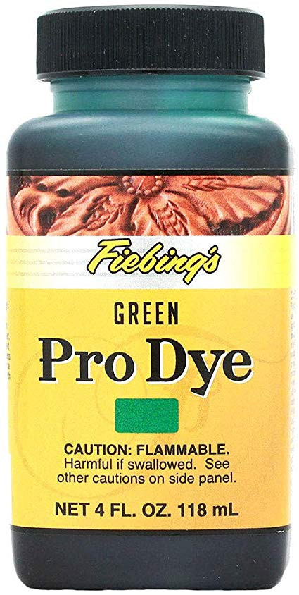 [3552 - GREEN] Pro dye  (Oil dye)  - GREEN (VERT) -  Teinture alcool - Fiebing's 4OZ