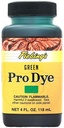 Pro dye  (Oil dye)  - GREEN (VERT) -  Teinture alcool - Fiebing's 4OZ