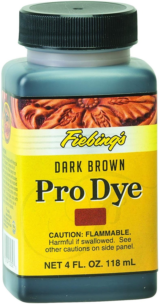 [2885 - DARK BROWN] Pro dye  (Oil dye)  -  DARK BROWN -  Teinture alcool - Fiebing's 4OZ