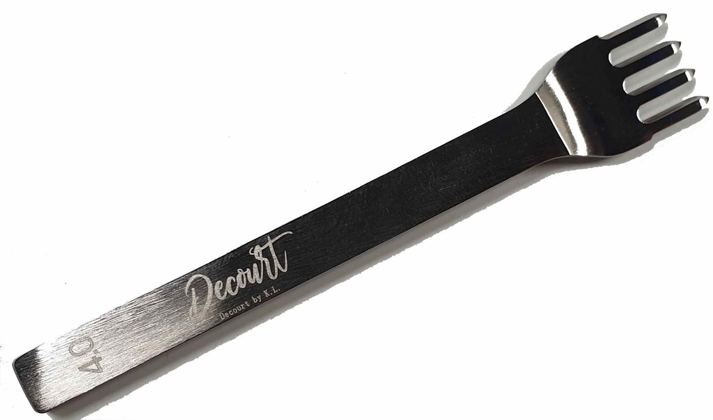 Griffe à Frapper Diamant " Decourt by KEVIN LEE "- 4 mm - 4 Dents