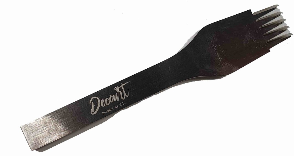 [OUTGRIFPRICDEC5DEN2.7] Griffe à Frapper Pricking " Decourt by KEVIN LEE "  N°10 - 2,7 mm - 5 Dents