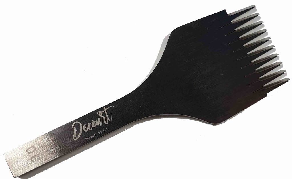 [OUTGRIFPRICDEC10DEN3] Griffe à Frapper Pricking " Decourt by KEVIN LEE "  - N°9 - 3 mm - 10 Dents