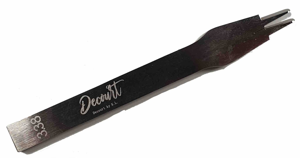 [OUTGRIFPRICDEC2DEN3,38] Griffe à Frapper Pricking " Decourt by KEVIN LEE "  - N° 8 - 3,38 mm - 2 Dents