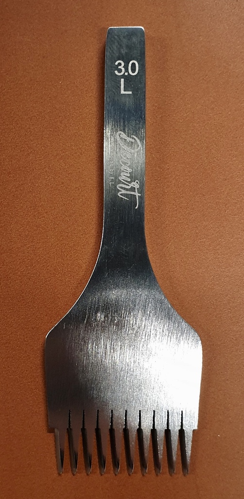 [Z01-404-3902] Griffe à Frapper - GAUCHER - Pricking " Decourt by KEVIN LEE "  - N°9 - 3 mm - 10 Dents