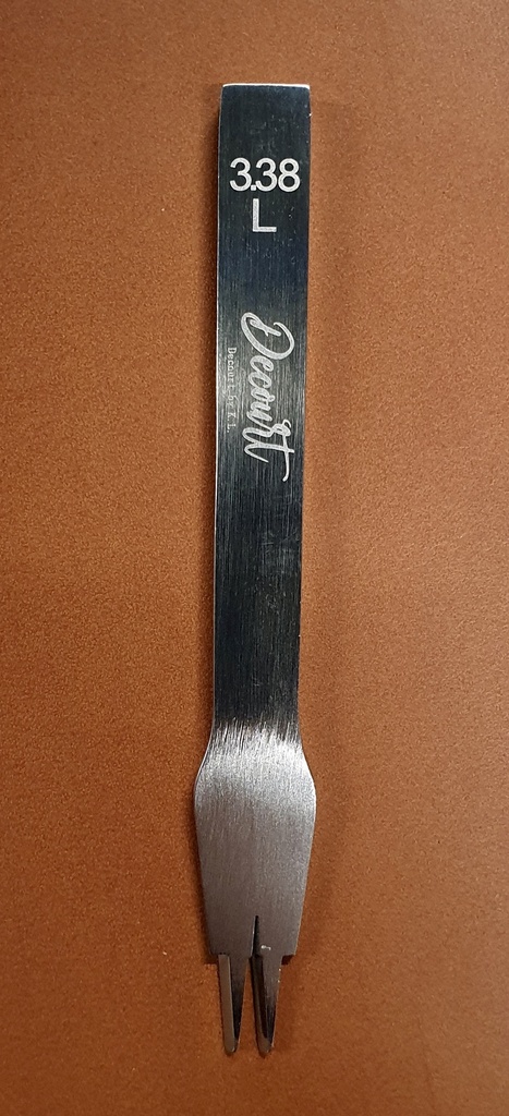 Griffe à Frapper - GAUCHER -  Pricking " Decourt by KEVIN LEE "  - 3,38 mm - 2 Dents