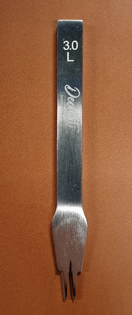 Griffe à Frapper - GAUCHER - Pricking " Decourt by KEVIN LEE "  - N°9 - 3 mm - 2 Dents