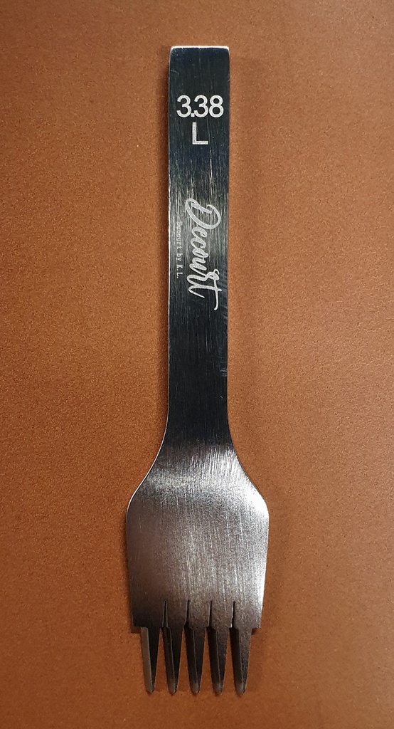 [Z01-404-3905] Griffe à Frapper - GAUCHER - Pricking " Decourt by KEVIN LEE " - 3,38 mm - 5 Dents