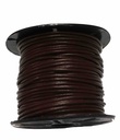 LACET ROND - MARRON - 3mm - BOBINE 25 mètres