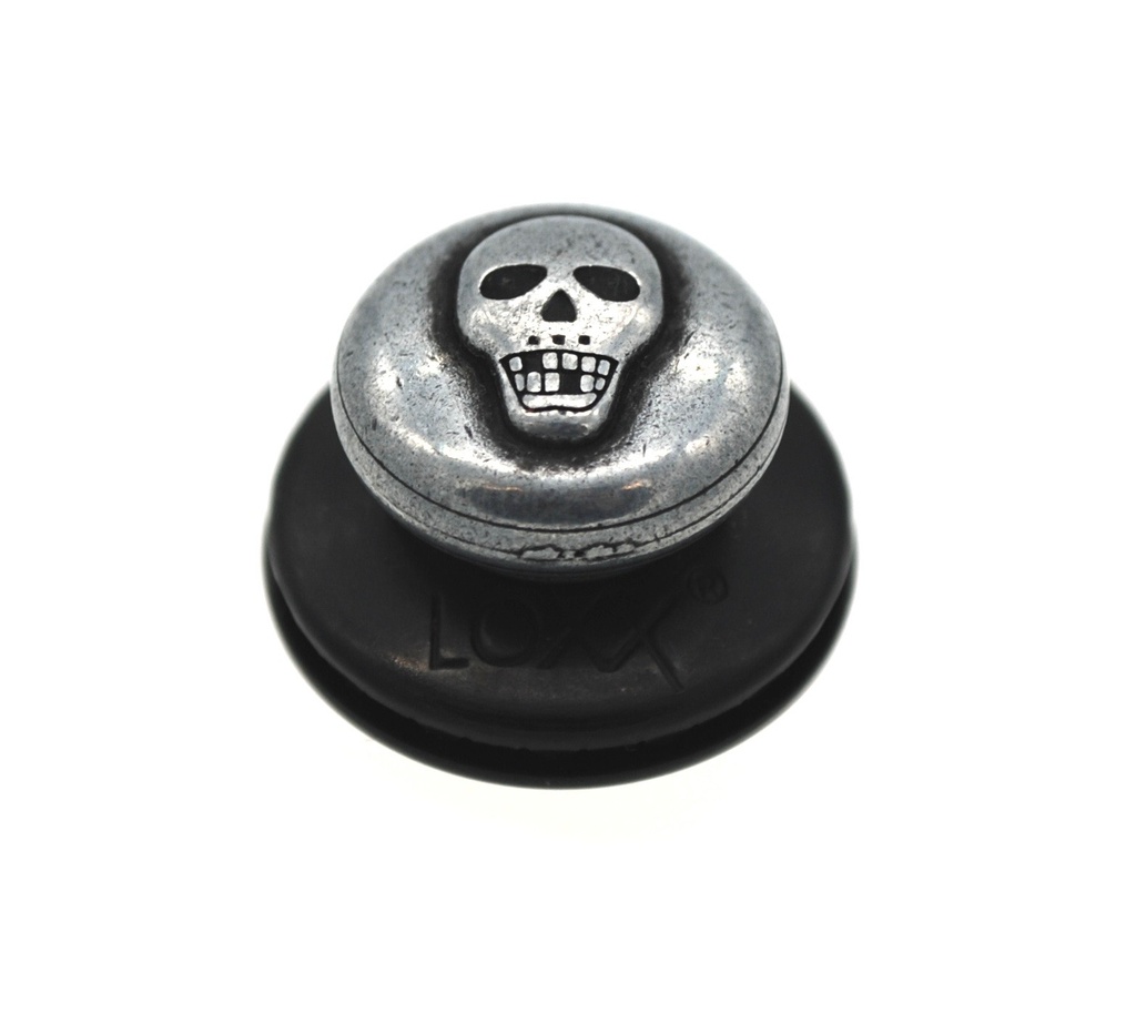 Tête - Loxx® - SKULL Argent Vieilli et Noir