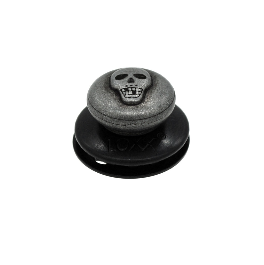 [FOURFERM05152.63000] Tête - Loxx® - SKULL gun métal et base noire -