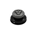 Tête - Loxx® - SKULL gun métal et base noire -
