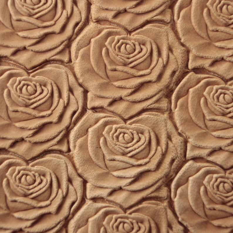 [OUTMATS.N.384BB] S.N. 384BB -  Géométrique- FLORAL - ROSE - Matoir à Frapper