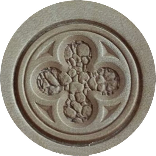 [OUTMATS.N.55] S.N. 55 -  Cercle - GOTHIQUE - Matoir à Frapper