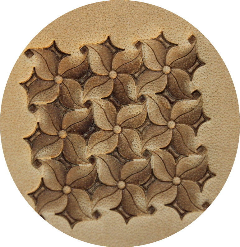 [OUTMATS.N.222] S.N. 222 - GÉOMETRIQUE FLORAL - Matoir à Frapper