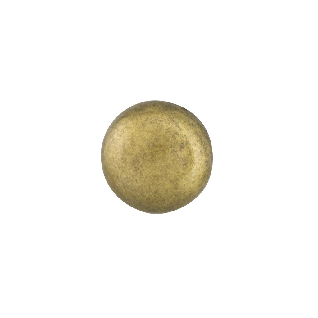 100 SPOTS RONDS - 6mm - LAITON VIEILLI