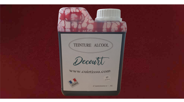 [ACCTEINTALCBDX1L] Teinture Alcool Bordeaux - 1 Litre - Decourt