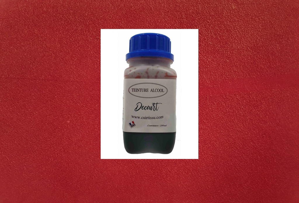 [ACCTEINTALCROV250] Teinture Alcool Rouge Vif - 250 ml - Decourt