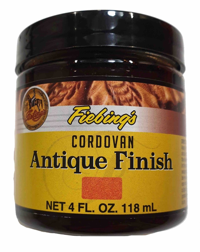 [ANTIQFIN4ozCORDOVAN] PATINE - ANTIQUE FINISH - CORDOVAN - 4oz ( 118ml) - FIEBING'S