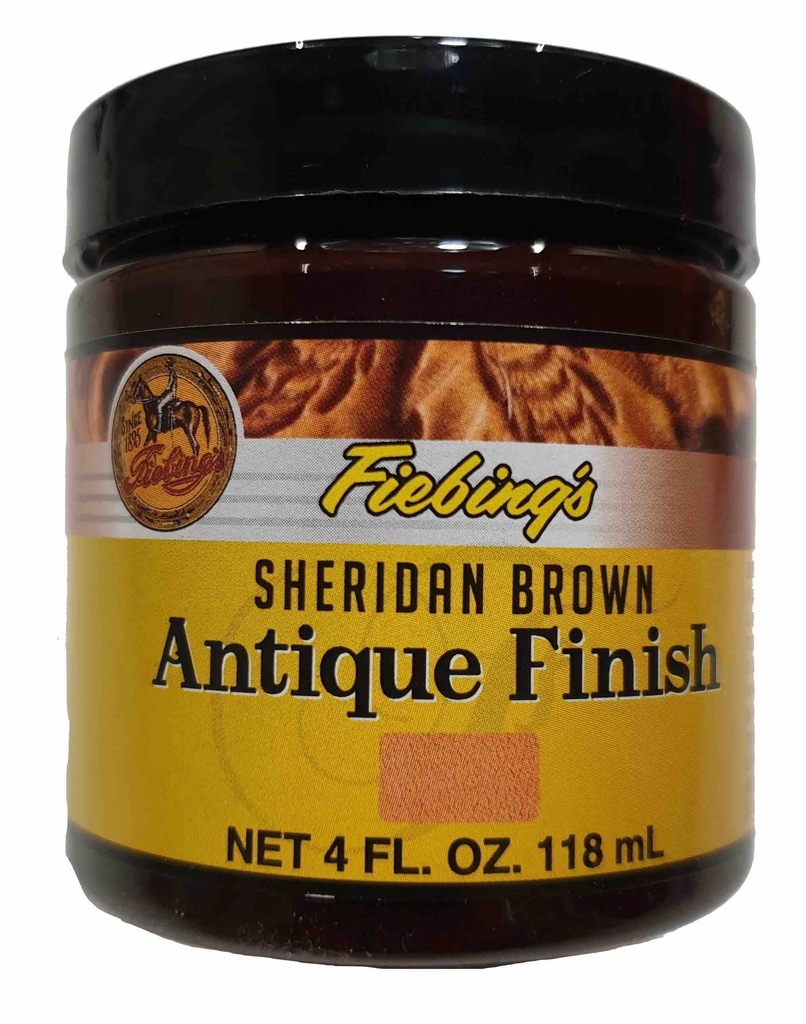 [ANTIQFIN4ozSHERIBROWN] PATINE - ANTIQUE FINISH - SHERIDAN BROWN - 4oz ( 118ml) - FIEBING'S