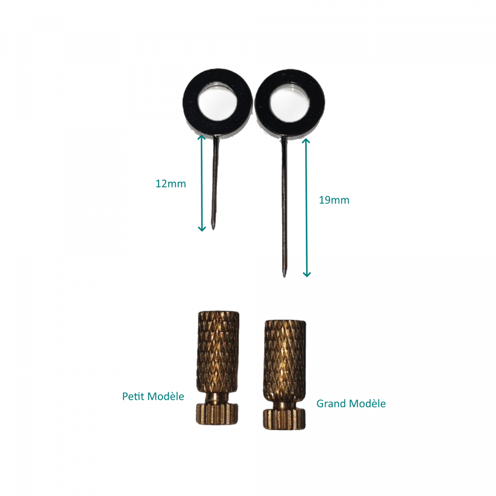 [OUT-GOUP-KL-GM-002] Goupilles de maintien du cuir pendant couture (Grand Modèle ( Cuirs de 6 à 12mm))