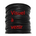 LACET ROND - NOIR- 1.5 mm - BOBINE 25 mètres
