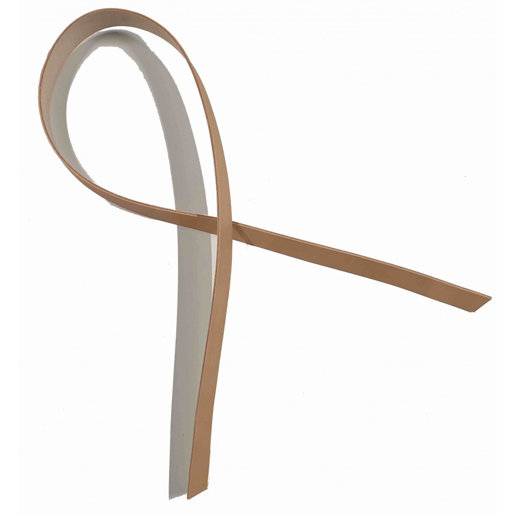 Lanière de Collet  naturel CRUST - 5 Largeurs possibles - Long : 135 cm