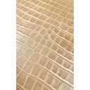 Collet CROCODILE - TOSCANA - Tannage Végétal - Naturel - Épaisseur ± 2mm