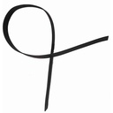 Lanière de Collet Lisse Noir - Plusieurs largeurs - Ép.: 3.2/.35mm - Long : 135 cm