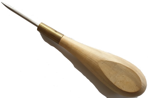 [ALENPINC-63] Alène aux Pinces Emmanchée 63 mm - Point Sellier - VERGEZ-BLANCHARD